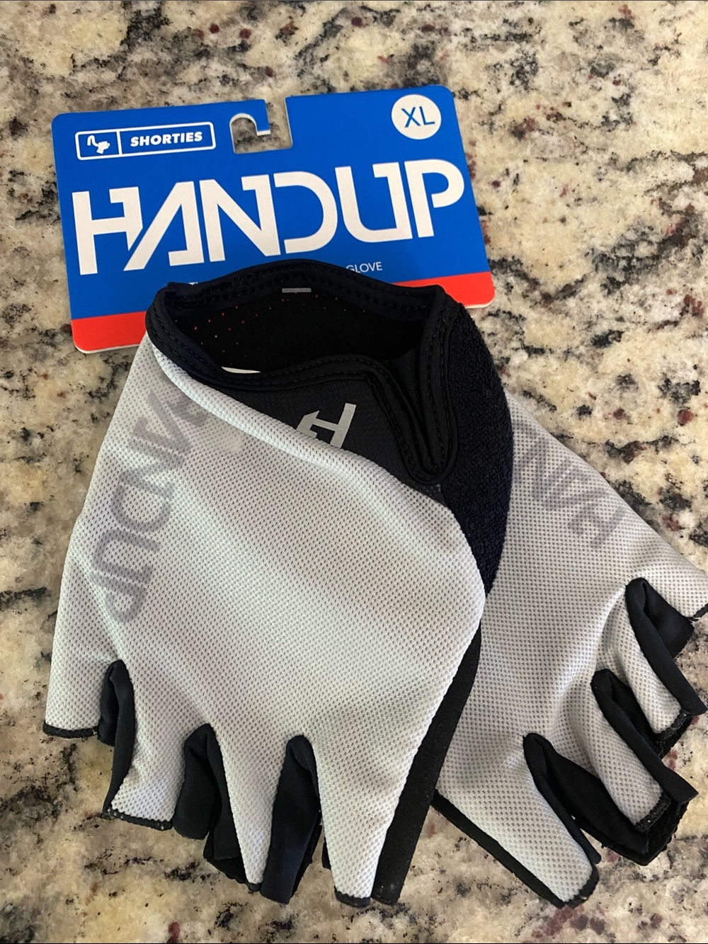 Shorties Men’s Half-Finger Gloves — Gray/Black